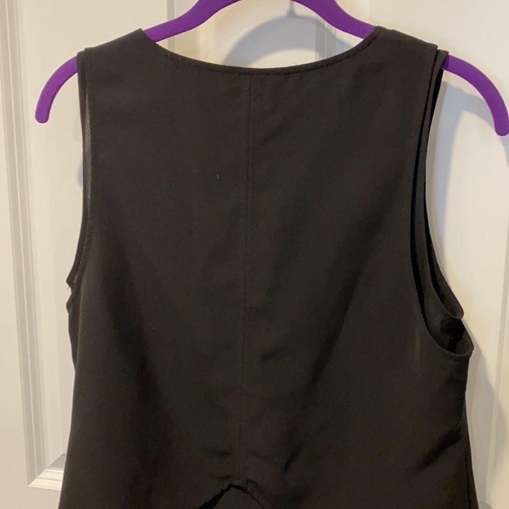 WHBM V Neck Double Layer Shell Top - Picture 8 of 11